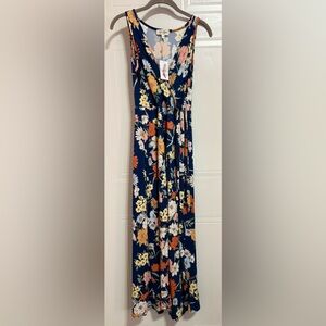 NWT Jessica Simpson Blue Floral Dress